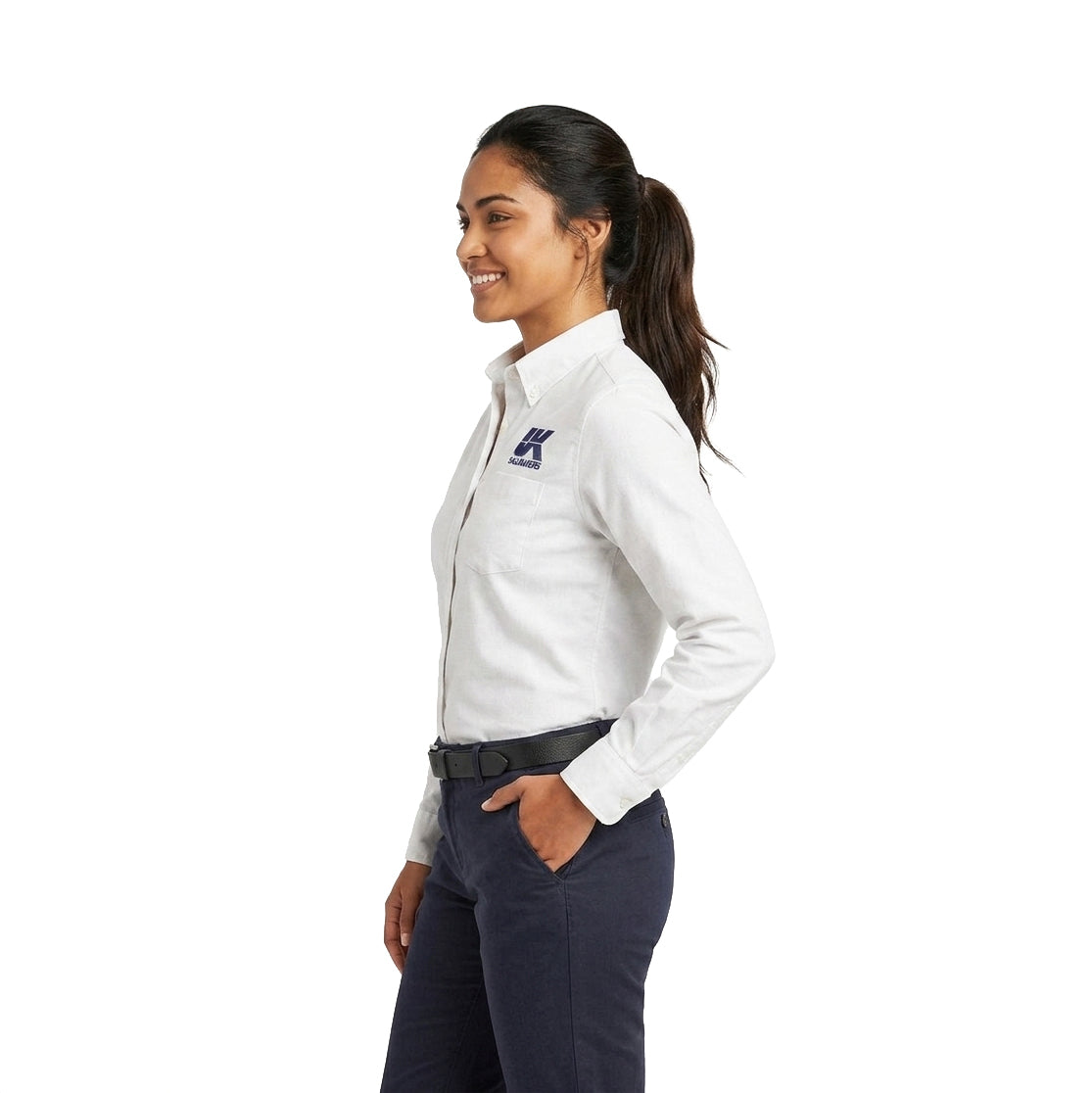 Unisex Long Sleeve Button-Down Shirt