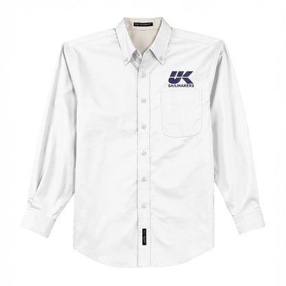 Unisex Long Sleeve Button-Down Shirt