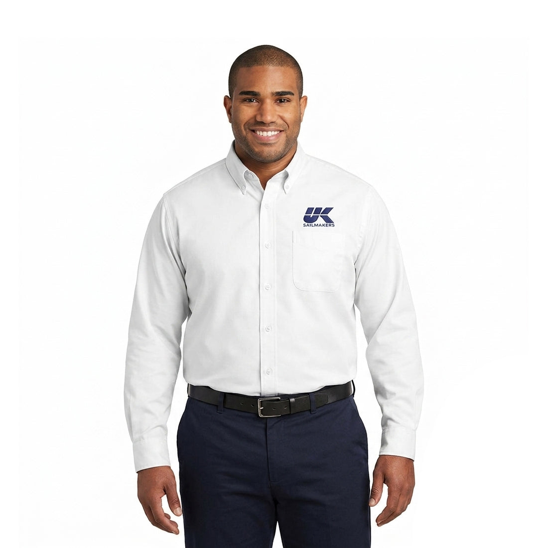 Unisex Long Sleeve Button-Down Shirt
